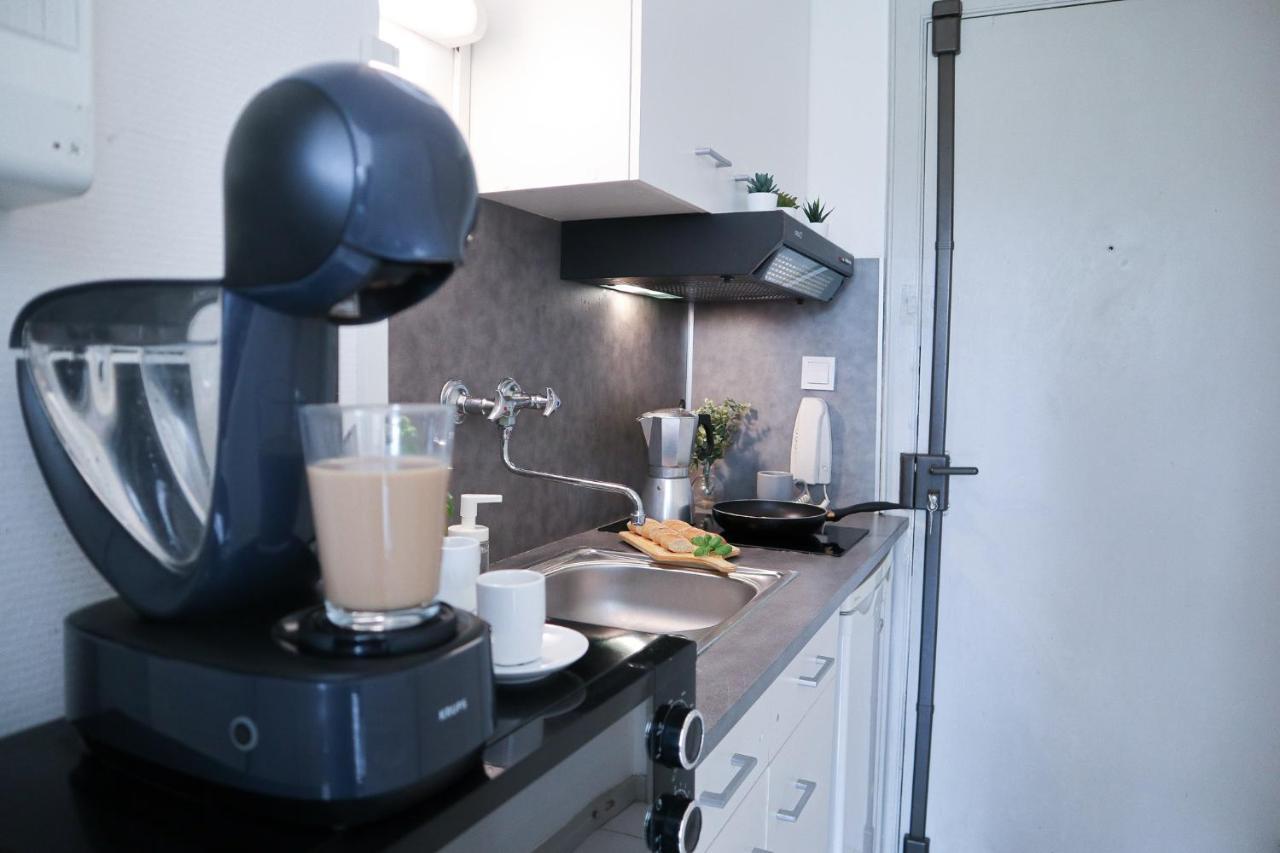 Studio Le Cafe Gourmand - Proche Gare - Coin Tranquille 뮐루즈 외부 사진